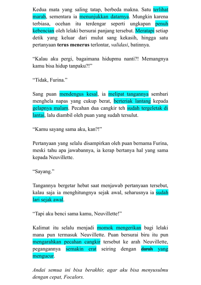 Jasa penulisan artikel, copywriting, konten, dan novel freelance berkualitas tinggi di Indonesia.