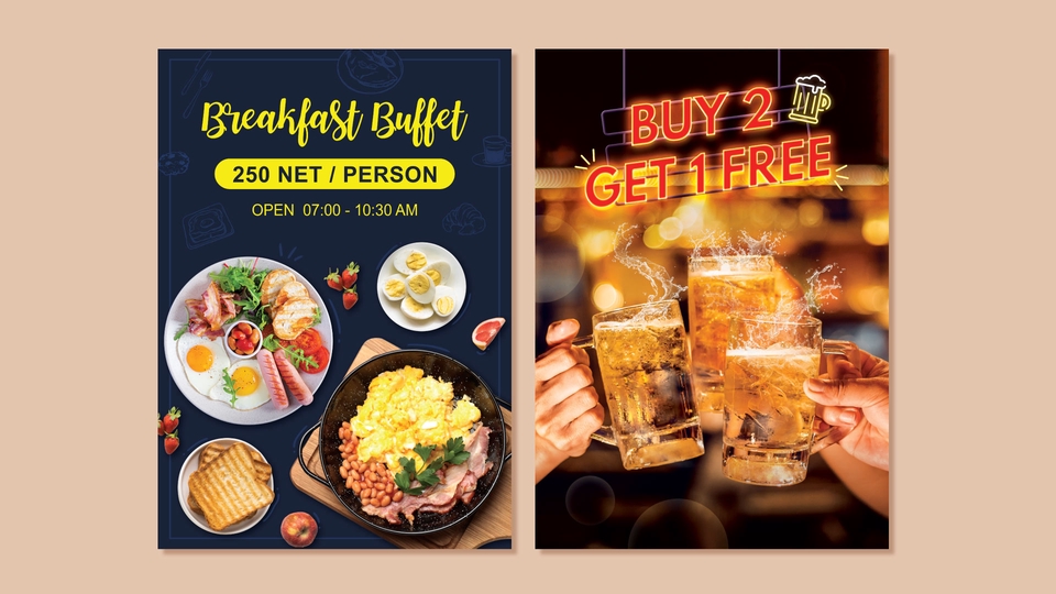 สื่อสิ่งพิมพ์และนามบัตร - รับออกแบบเมนูอาหาร นามบัตร โปรชัว โปสเตอร์และอื่นๆ - 18