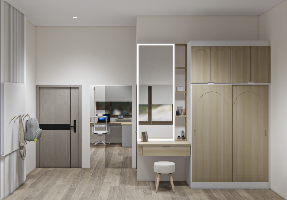 ออกแบบตกแต่งภายในและภายนอก - ออกแบบตกแต่งภายใน 3D Perspective - 24