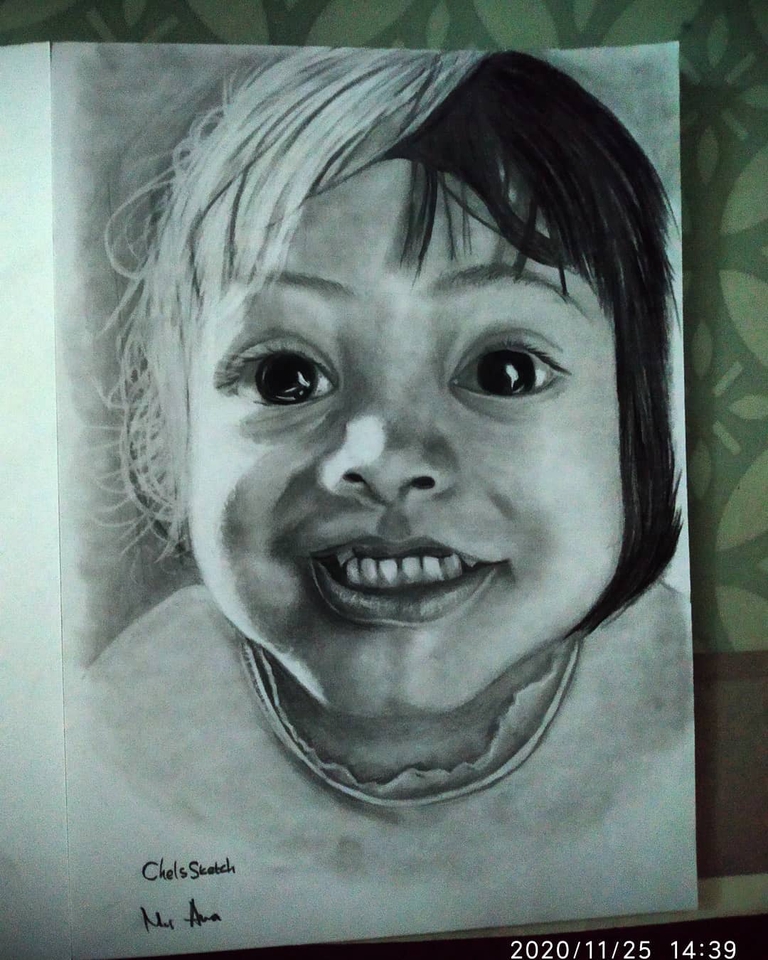 Gambar Potret - Sketsa pensil  - 2