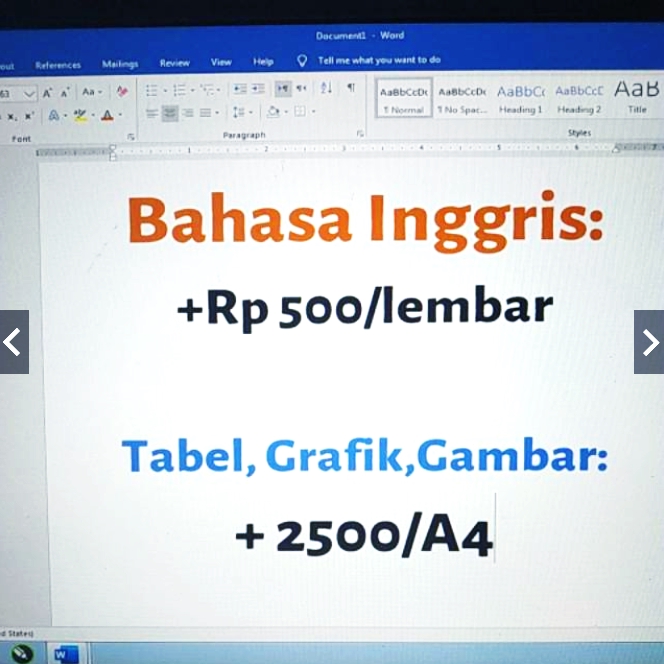 Pengetikan Umum - Jasa Ketik M. Word: Skripsi, Tugas, Makalah, Proposal, Dll  - 6