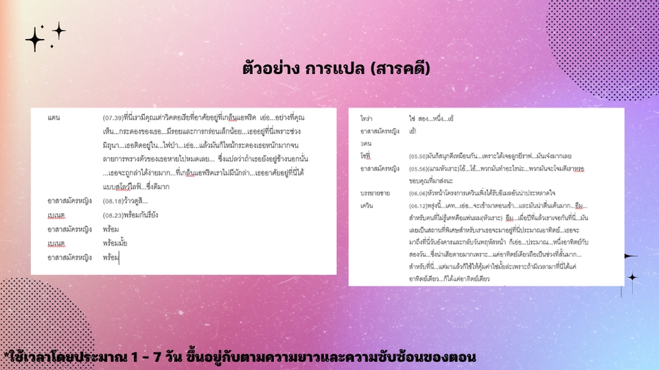 แปล บทพากย์