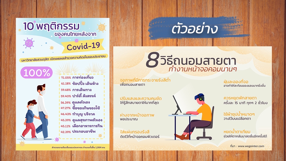 Infographics - ออกแบบ Infographic / สื่อออนไลน์ / Photo story - 3