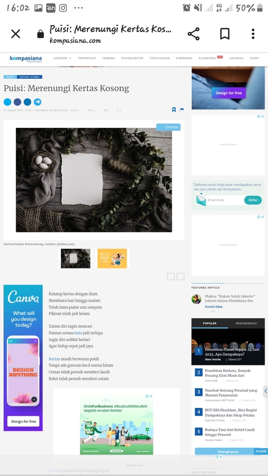 Pengetikan Umum - Jasa penulisan puisi, cerpen, caption dan quotes untuk sosmed. Berkualitas dan Terpercaya - 2