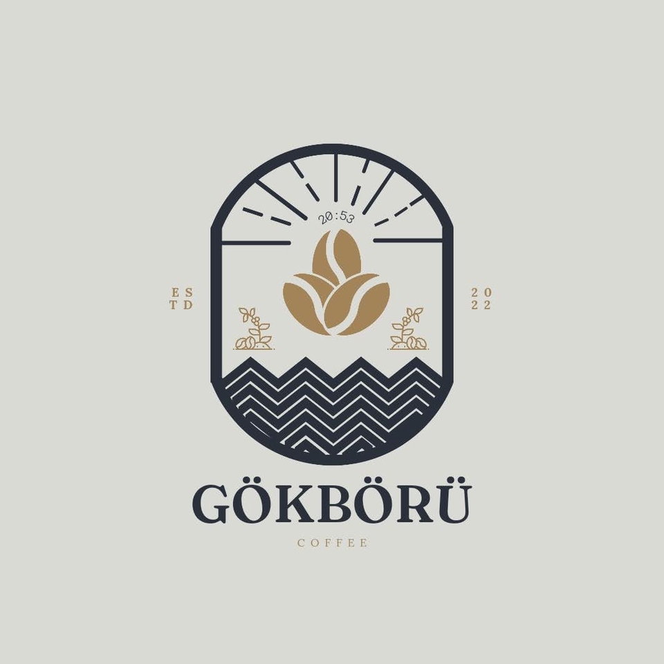 Jasa desain logo cafe dengan nama Gökböru di Indonesia