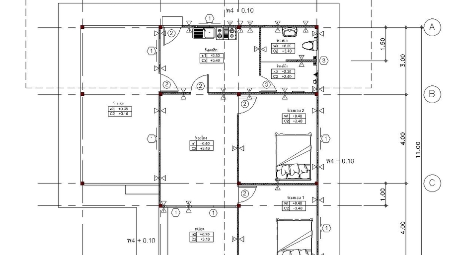 รับเขียนแบบบ้าน ออกแบบโครงสร้างบ้าน เขียนแบบบ้านชั้นเดียว เขียนแบบบ้าน 2 ชั้น แบบบ้านพร้อม boq