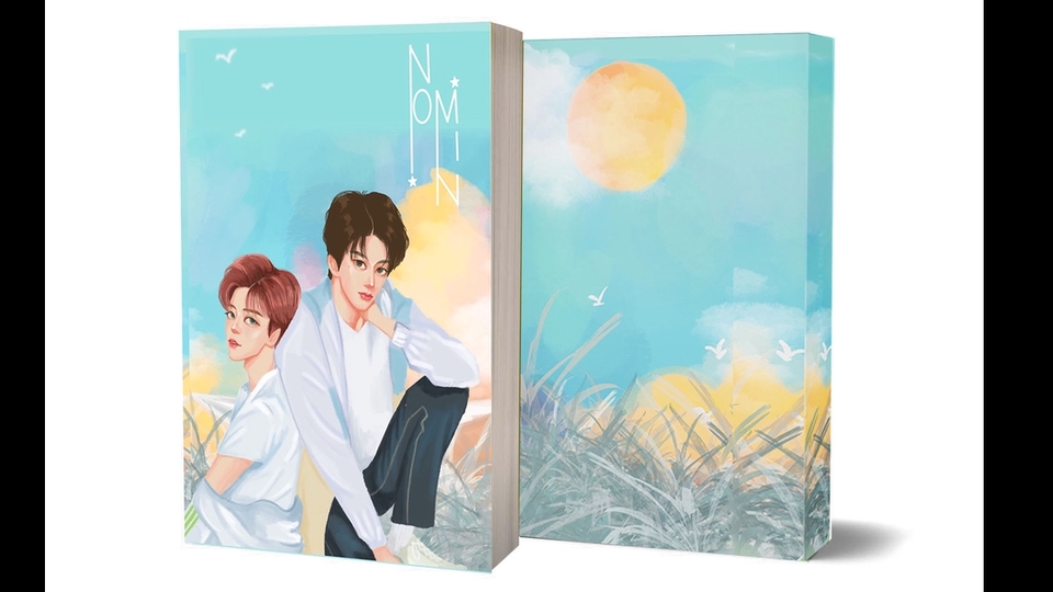 รับวาดรูปปกหนังสือ ดิจิตอลเพ้นท์ ภาพประกอบ นิยาย