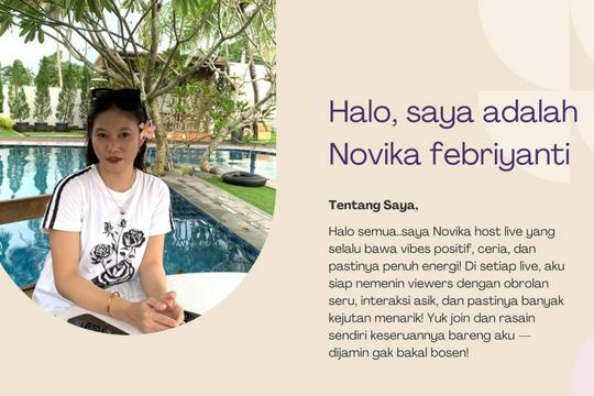 Jasa Freelance Host Live Streaming TikTok & Shopee - Host live gen z yang energik dan humble