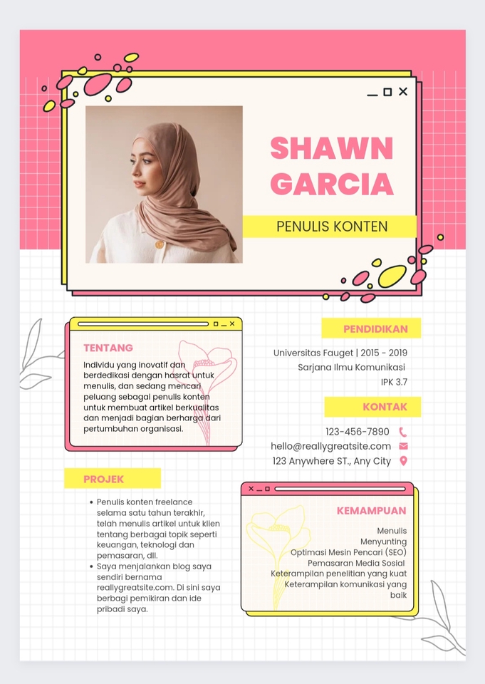 Portfolio & Resume - Buat CV 1 Hari Jadi - 8