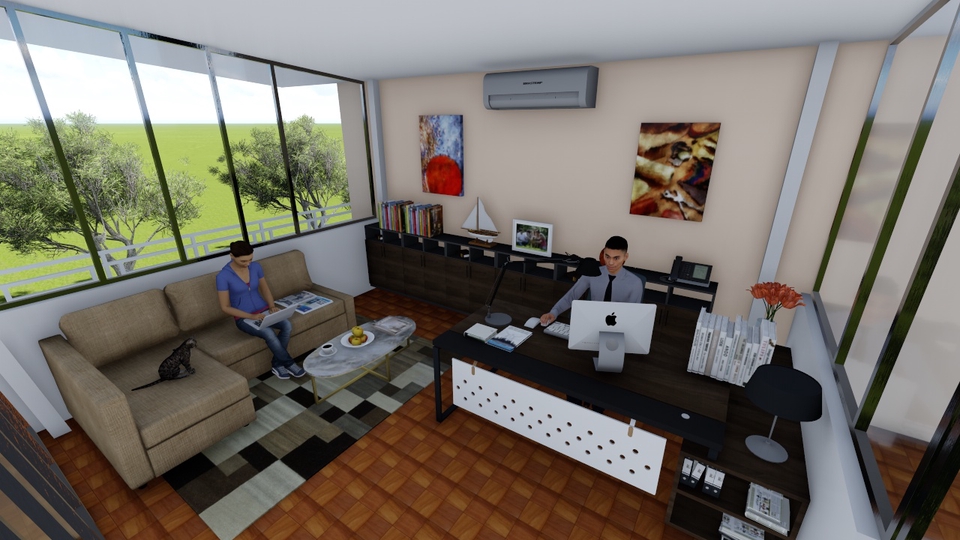 3D & Perspektif - Gambar Rumah & Bangunan Lain 2D, 3D dan Animasi - 6