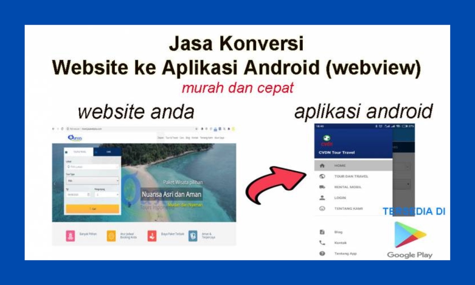 Jasa Convert Web Ke Aplikasi Webview Apk Webview Web2apk Indonesia 7864