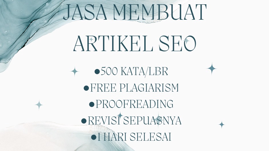 Jasa Penulis Artikel Berkualitas dan Bergaransi - Penulisan Artikel SEO 500 kata