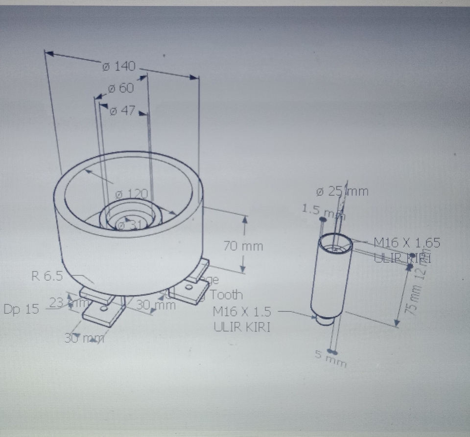 CAD Drawing - Desain PCB, Desain Peralatan Teknik (2D/3D) - 2