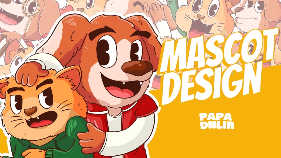 Jasa Desain Maskot dan Karakter Berkualitas - Desain Karakter / Maskot fullcolor 
