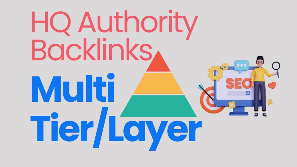 Jasa SEO Backlink Multi Tier/Layer Authority untuk meningkatkan peringkat website di Google dan mesin pencari lainnya.
