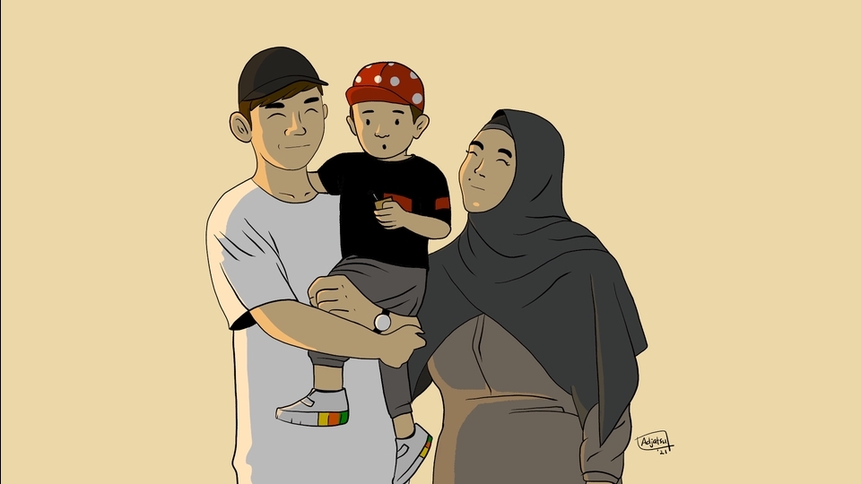 Gambar dan Ilustrasi - Desain ilustrasi wajah kartun - 2