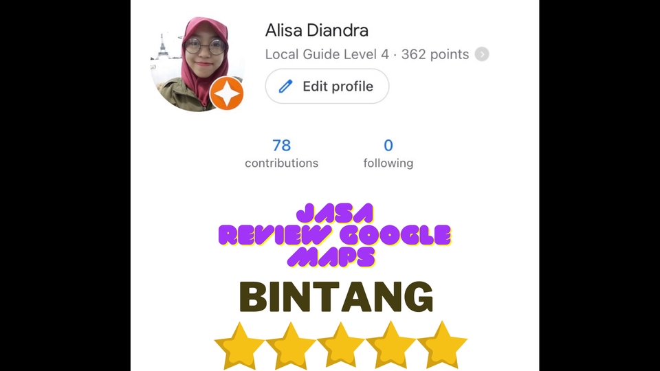 Memberi Review - Memberi Review Google Maps bintang 5, Akun guide level 4 - 1