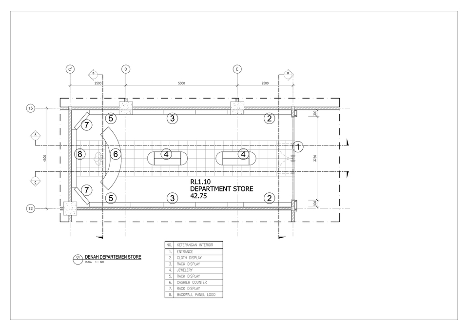 CAD Drawing - Jasa Desain Gambar 2D/3D Rumah Tinggal, Perkantoran, Interior, Eksterior - 5