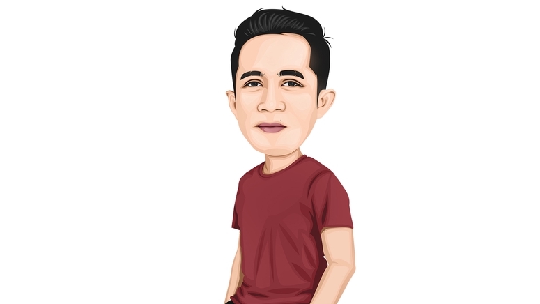 Gambar Potret - DESAIN VECTOR / VEXEL / KARIKATUR 24 JAM JADI - 5