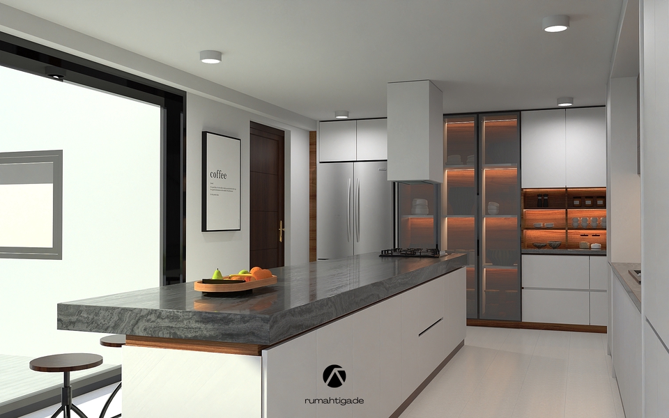 3D & Perspektif - DESAIN DAPUR RUMAH TINGGAL - 3 Hari Selesai - 5