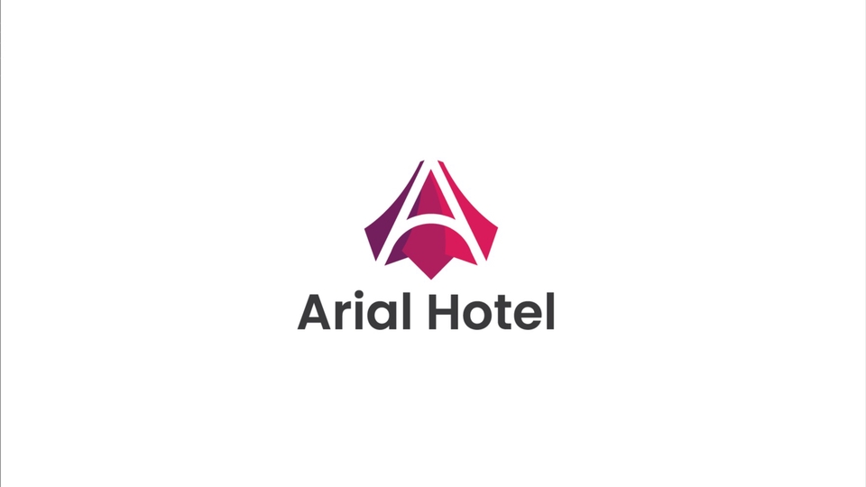 Logo Hotel Arial - Desain Logo Profesional untuk Bisnis Hotel Anda.