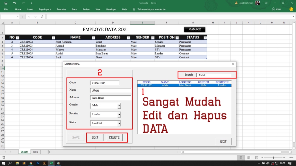 Technical Support - VBA Macro Excel - Program [Bisa Request sesuai kebutuhan dan budget kamu] - 3