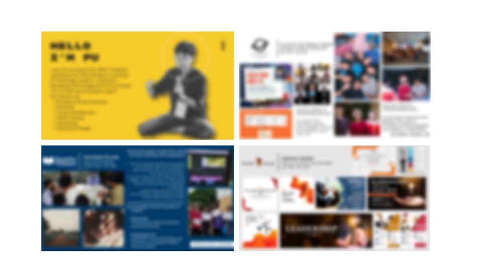 พัฒนาตนเอง - รับจัดทำ CV, Resume, Portfolio, - 3