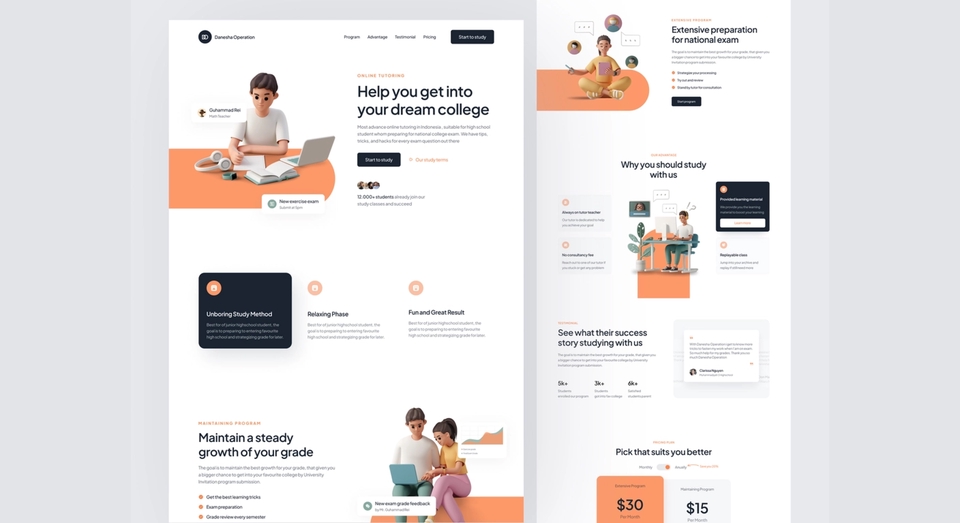 Desain UI/UX untuk Website, Mobile Apps, dan Landing Page