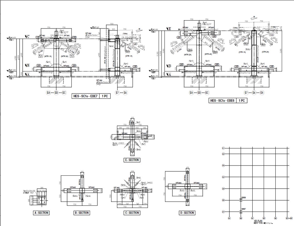 CAD Drawing - shop drawing autocad 2D  - 3