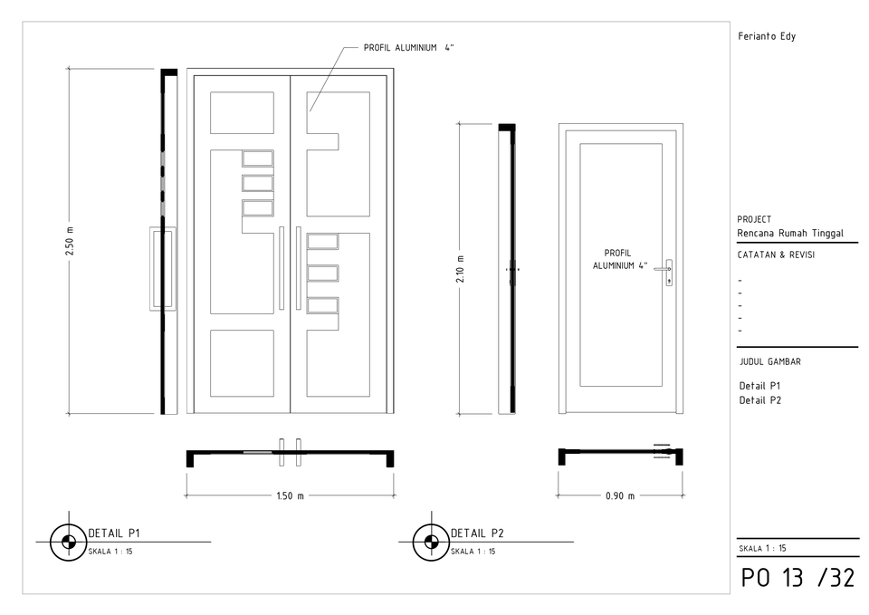 CAD Drawing - Desain Rumah Impianmu disini MURAH, Cepat dan Berkualitas - 12