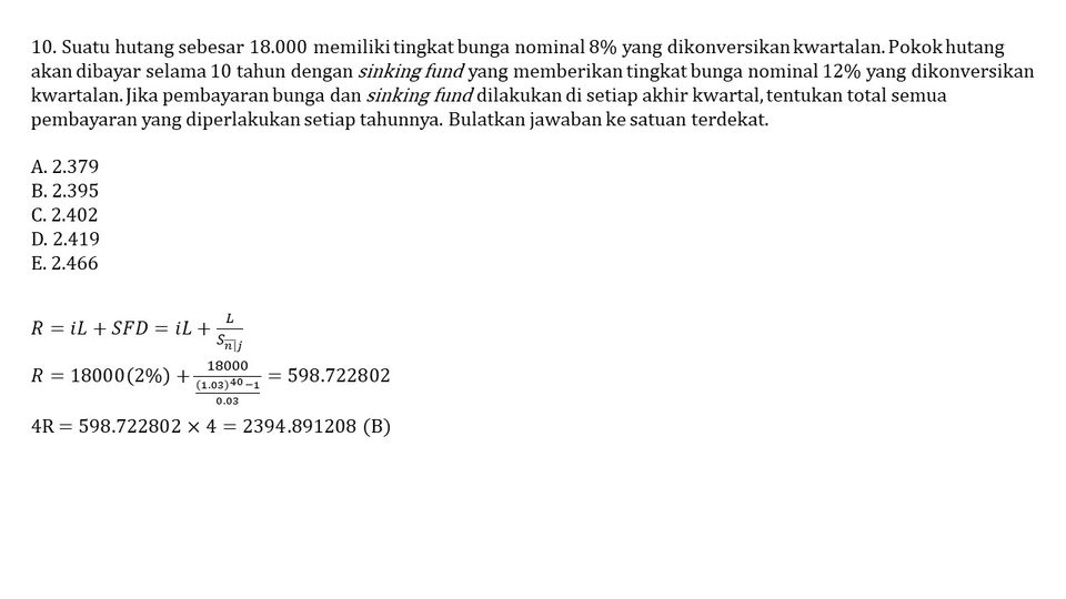 Jasa Lainnya - Jasa Buat Pembahasan/Jawaban Soal Matematika - 11