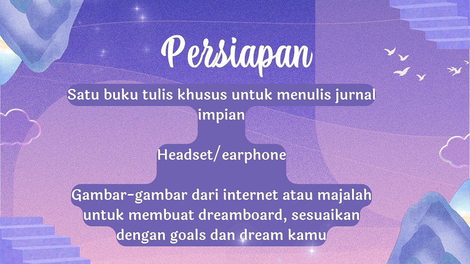 Jasa Lainnya - Pembimbingan penulisan goals dan dreams - 6