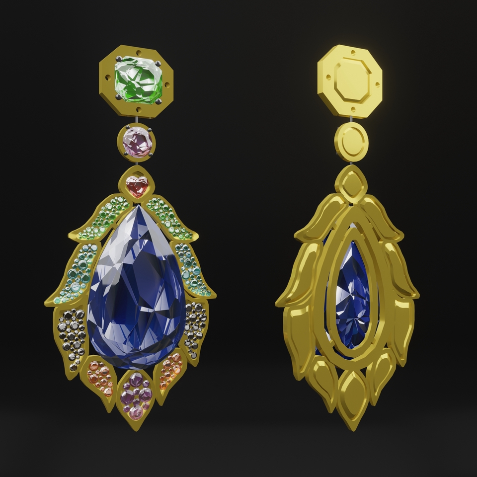 3D & Perspektif - Desain 3D Low Poly dan High Poly (jaminan revisi) - 16