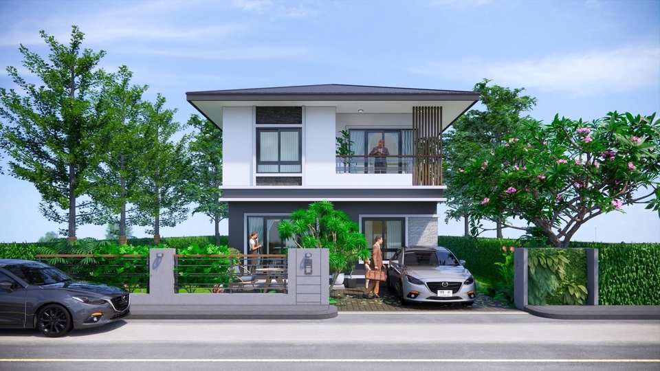 เขียนแบบวิศวกรรมและออกแบบโครงสร้าง - เขียนแบบบ้านพักอาศัย/ออกแบบบ้านพักอาศัย/ตกแต่งภายใน/คำนวนโครงสร้าง/เขียนดีเทลแบบขยาย/ประมาณราคา,BOQ - 12