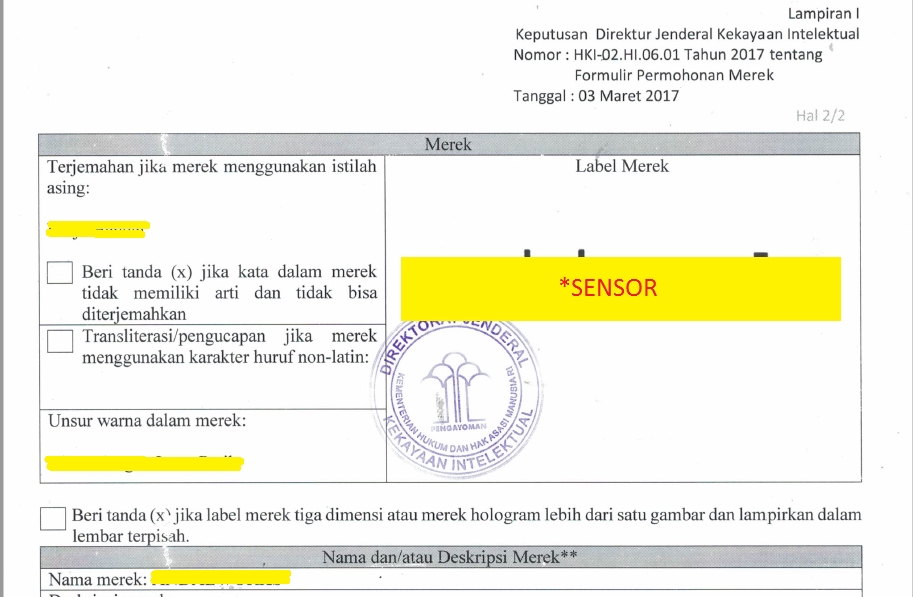 Perizinan Usaha - Jasa Pendaftaran Merek / Brand dan Hak Cipta ke DITJEN HKI (Hak Atas Kekayaan Intelektual) - 4