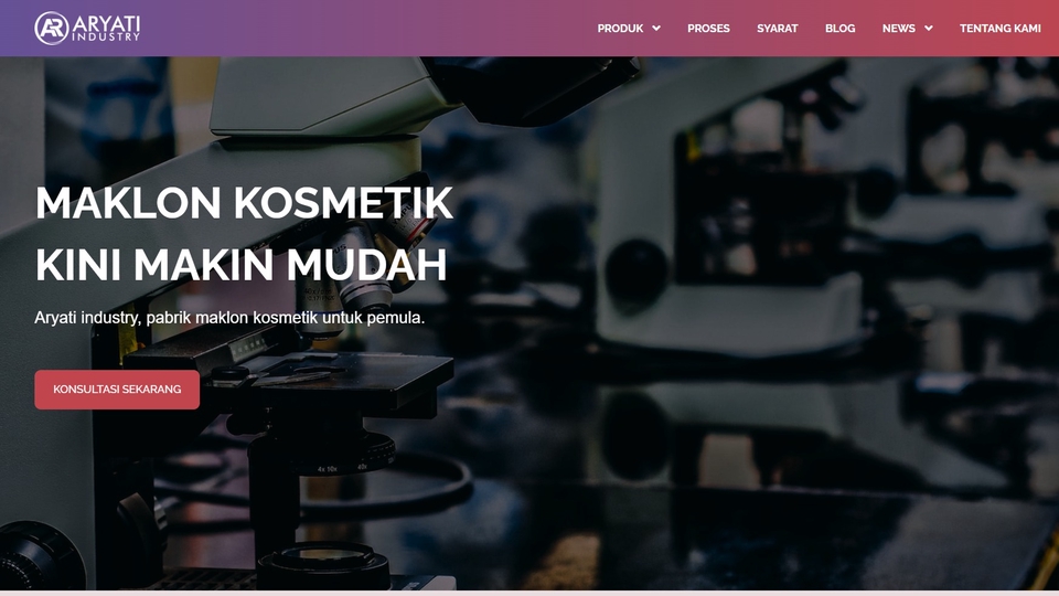 Jasa pembuatan website profesional untuk bisnis kosmetik, konsultasikan sekarang juga!