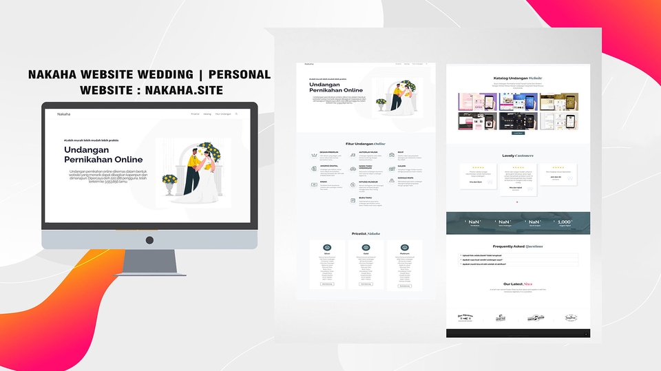 Web Development - Website Undangan Pernikahan / Wedding Invitation Online - 1