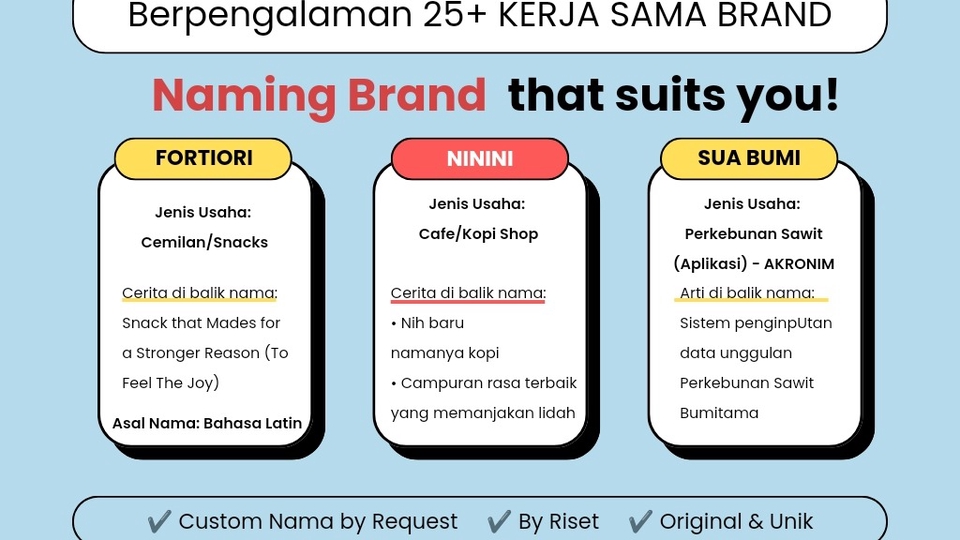 Branding - Namain Brand - Custom Nama - 1