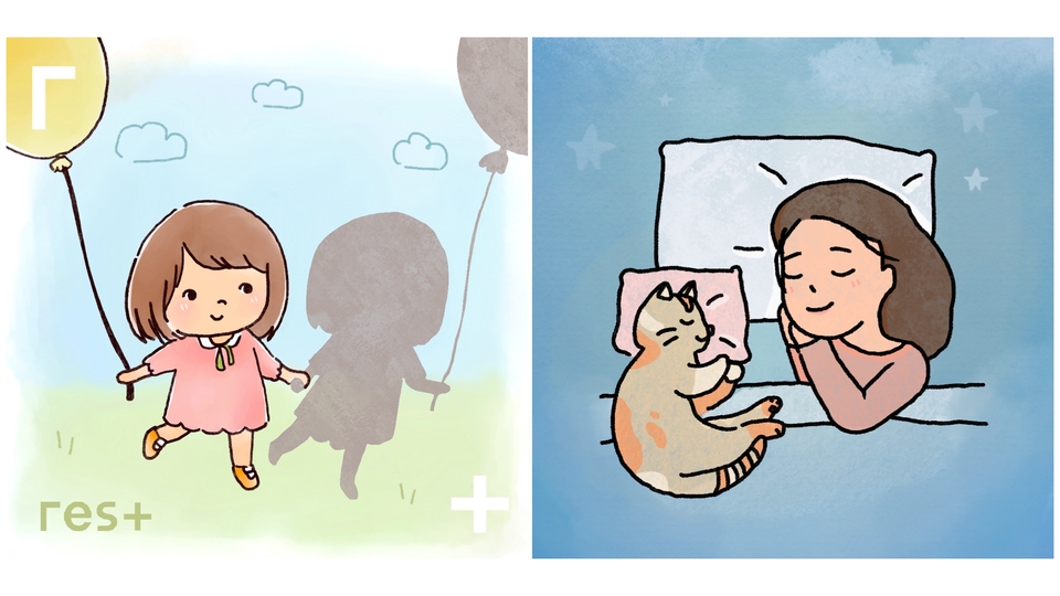 วาดภาพประกอบ - วาดภาพการ์ตูน ภาพประกอบ ลายเส้นน่ารัก - 6