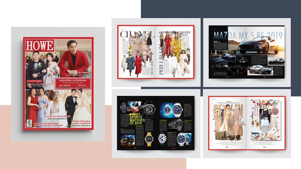 สื่อสิ่งพิมพ์และนามบัตร - Design Layout นิตยสารและสื่อสิ่งพิมพ์ Annual Report รายงานประจำปี - 15