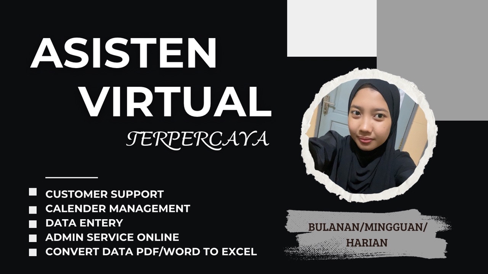 Asisten Virtual Amanah dan Terbaik