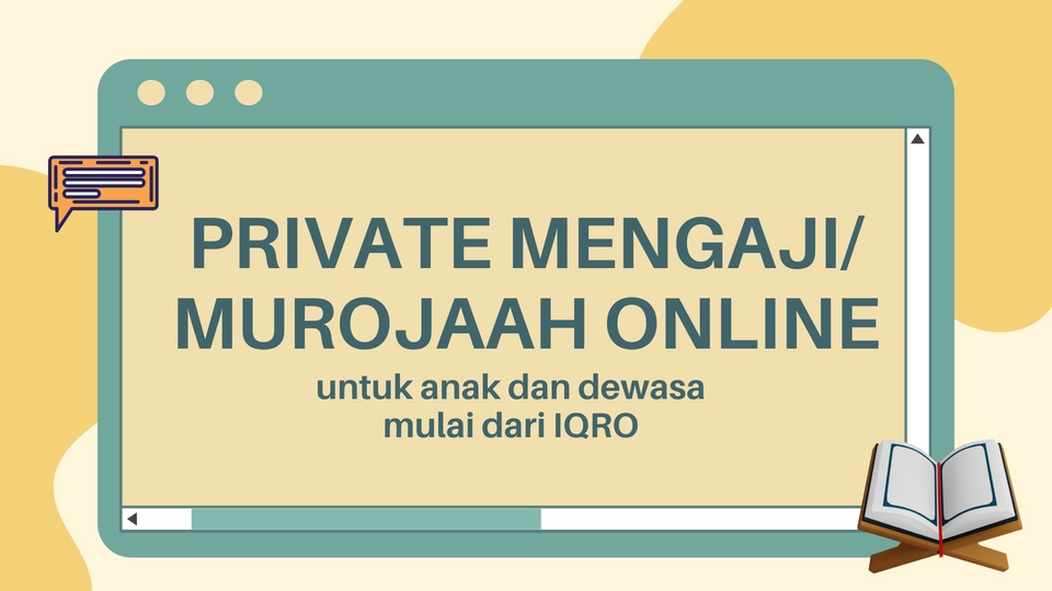 Kursus Online - BELAJAR MENGAJI DARI NOL DAN MUROJAAH HAFALAN - 1