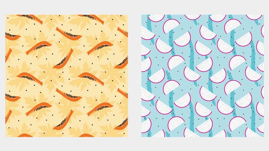 Gambar dan Ilustrasi - Seamless Pattern Flat Design Style (Gambar/Pola Berulang) - 12