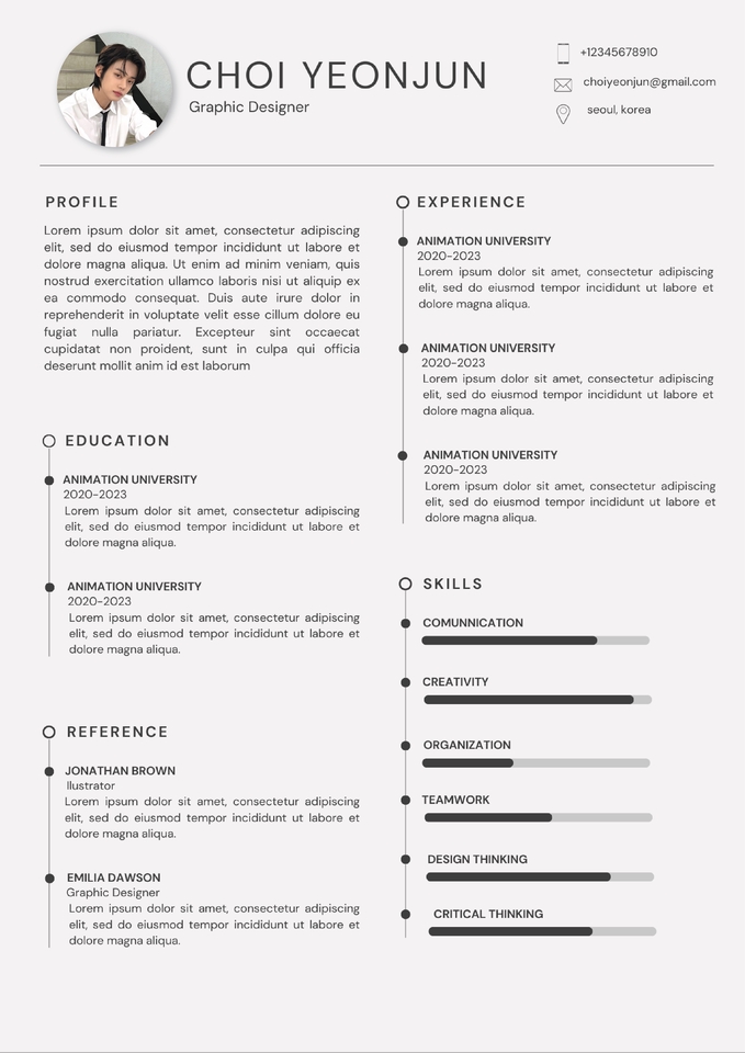 Portfolio & Resume - jasa pembuatan CV - 4