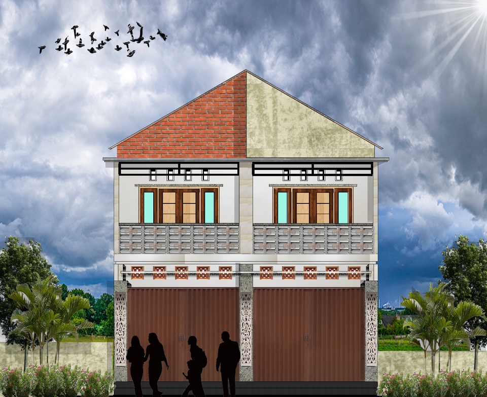 3D & Perspektif - Design House/Building 3D Perspetive Exterior & Interior Etc - 6