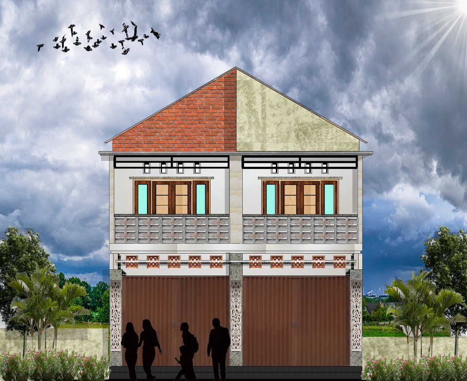 3D & Perspektif - 3D MODELLING SKETCHUP, RENDER IMAGE LUMION, DAN ANIMASI PRESENTASI LUMION (RENDER 3 FREE 2) - 11