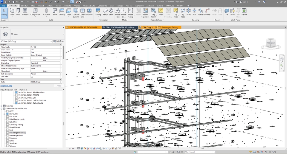 CAD Drawing - Jasa Gambar CAD Perhitungan MEP Mekanikal Elektrikal Plumbing & Modelling BIM 3D Revit - 8