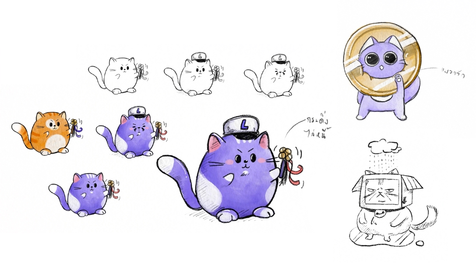 ออกแบบตัวละคร ตัวการ์ตูน ออกแบบคาแรคเตอร์ ออกแบบตัวการ์ตูนญี่ปุ่น ออกแบบ mascot ออกแบบตัวละครจิบิ