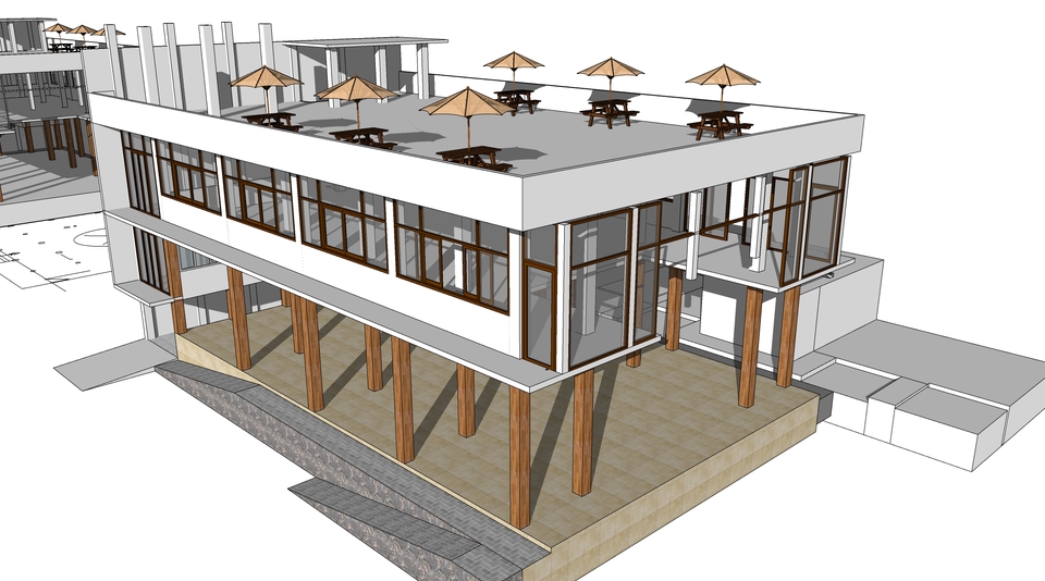 3D & Perspektif - DESAIN 3D RUMAH TINGGAL,PERUMAHAN,GATE,TOKO,RUKO,RUMAH KOS,CAFE,DLL - 6