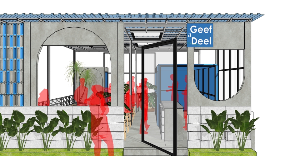 3D & Perspektif - Jasa Desain Arsitek, Interior Dan Eksterior, Coffeeshop, Rumah Tinggal, Dll. - 8